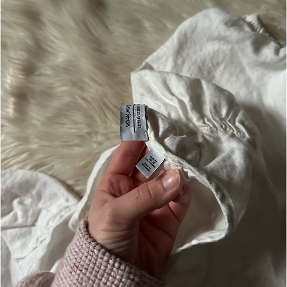 & OTHER STORIES Puff Sleeve 100% Linen Jumpsuit - Picture 5 of 6